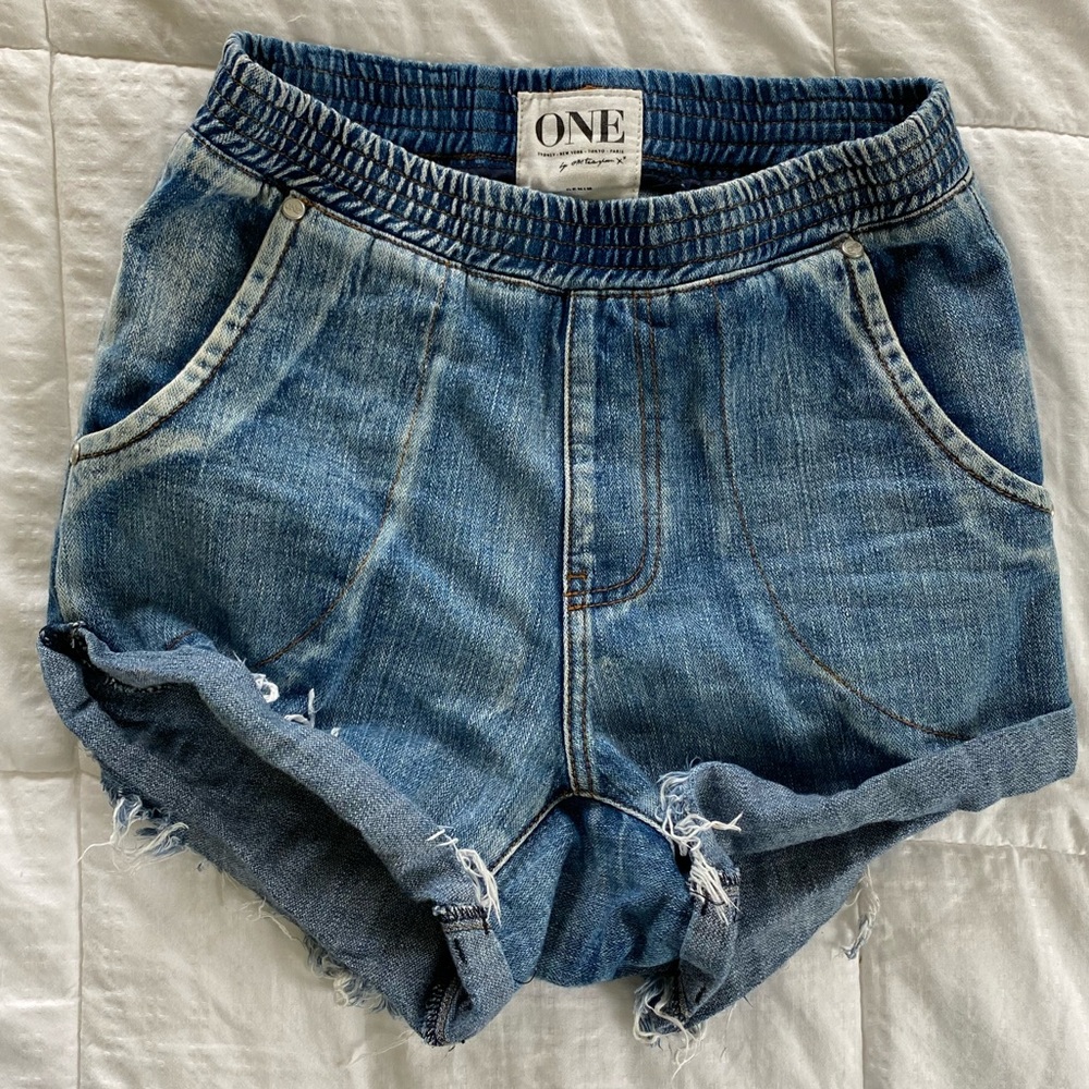 One Teaspoon Jean Shorts